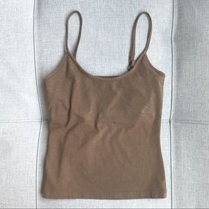 Banana Republic Stretch Cotton Fitted Tank Top